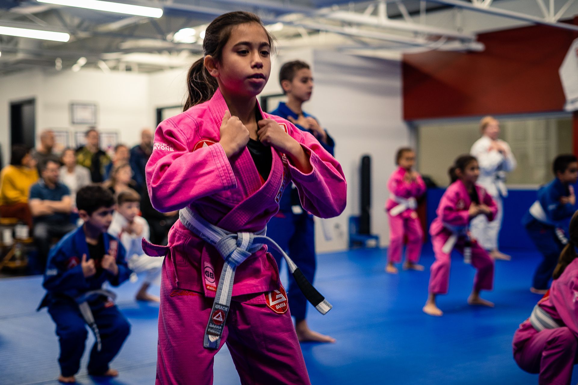 Safe and structured kids Brazilian Jiu-Jitsu class environment in Montreal