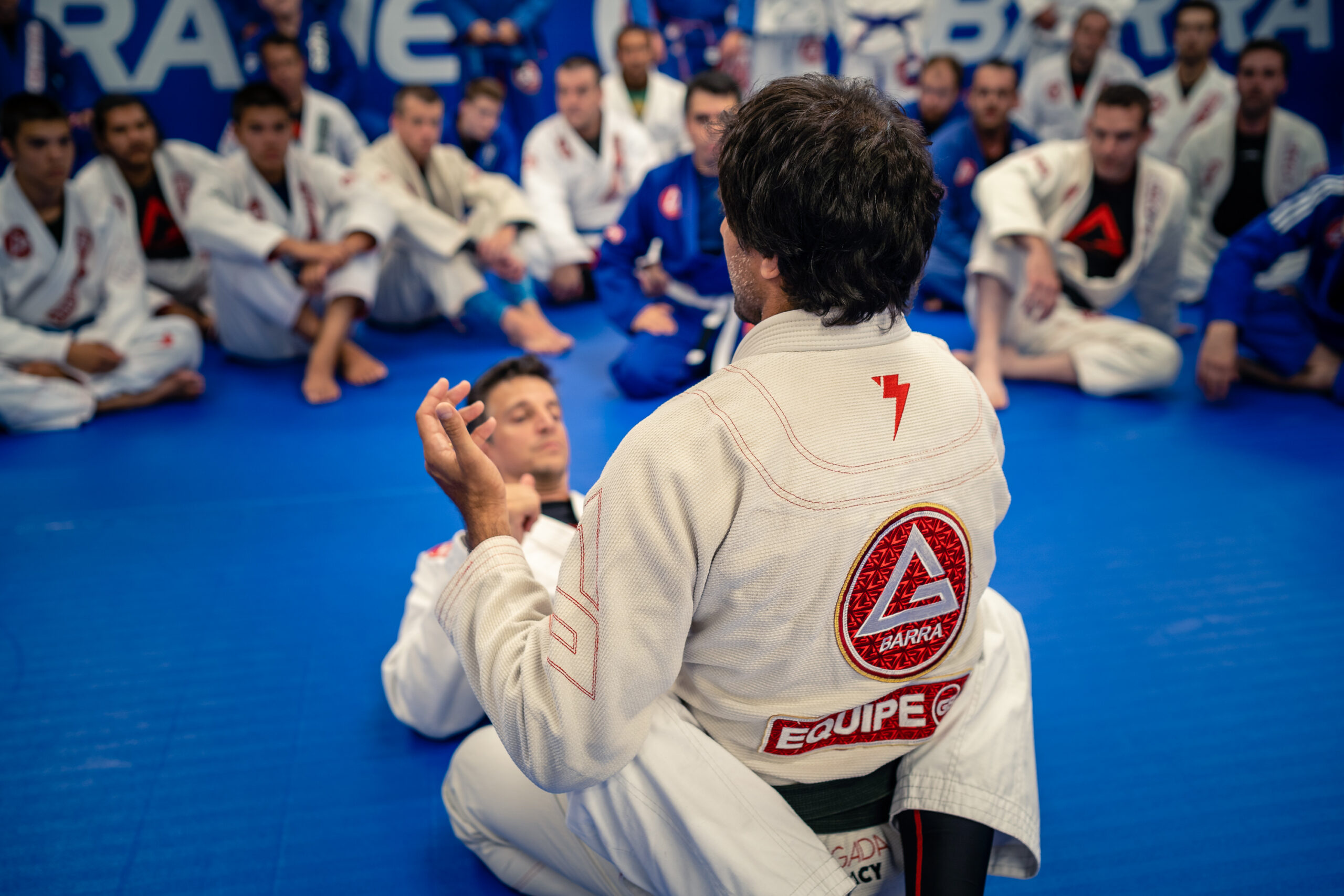 Adults BJJ training Montreal Gracie Barra